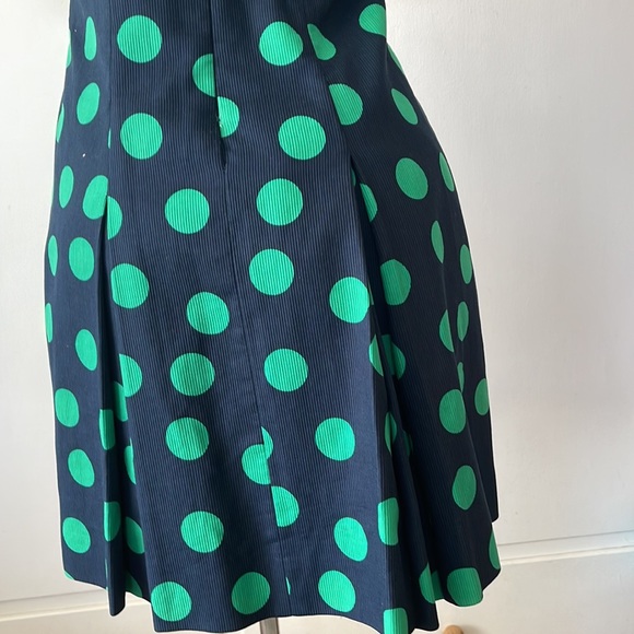 DAVID HAYES Lovely Vintage polka dot  green/ blue color, Womens DRESS size 10” - Picture 7 of 16